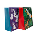 Weihnachten Geschenktragtasche Kind Tiere 32x26x12cm sortiert DONAU 58651 DONAU home 58651 32x26x12cm sortiert