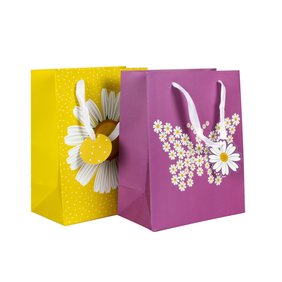 Geschenktragtasche Blume/Schmetterling 23x18x10cm sortiert DONAU 58669 DONAU home 58669 23x18x10cm sortiert