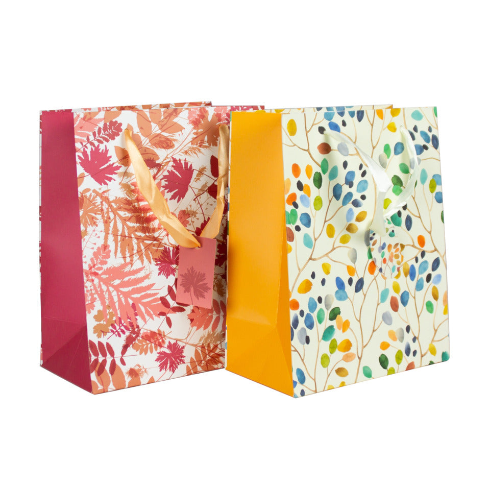 Geschenktragtasche Herbstblätter sortiert 23x18x10cm DONAU 58671 DONAU home 58671 23x18x10cm sortiert