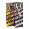 Flaschentragtasche Streifen sortiert 36x12x9cm  ~~OEM~ DONAU 58782 DONAU home 58782 36x12x9cm