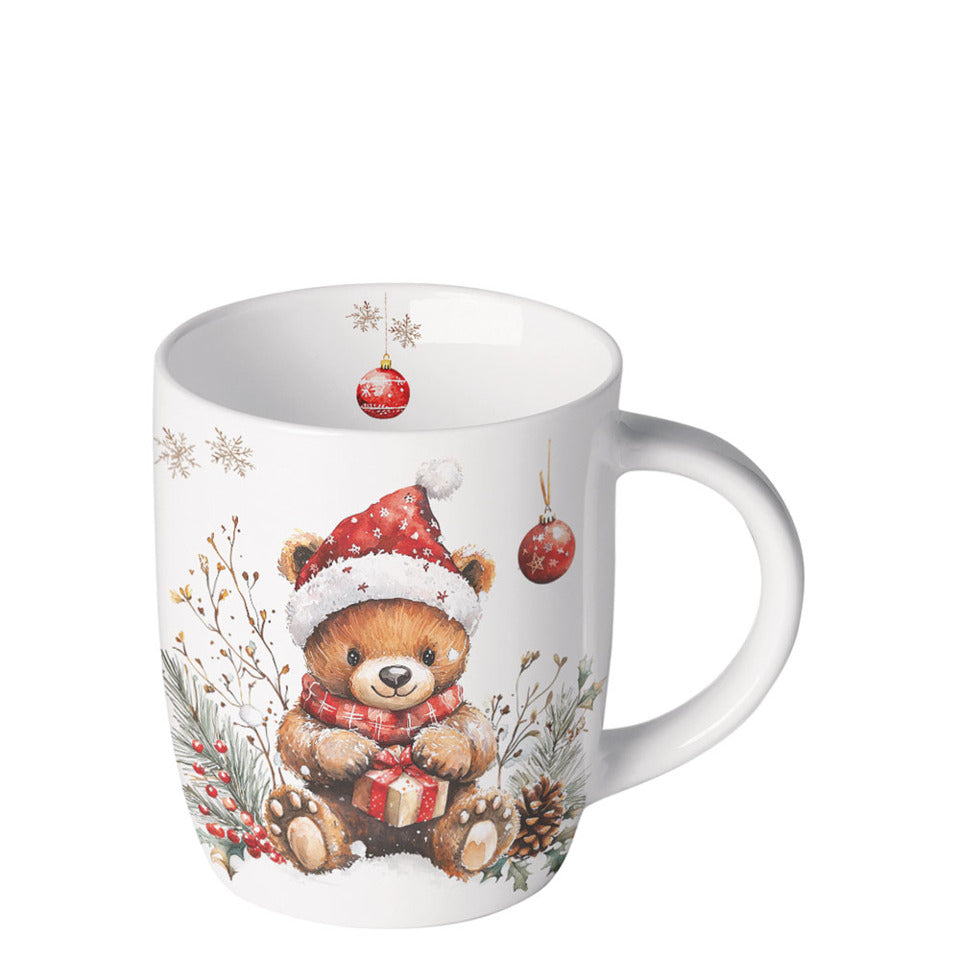 Weihnachts-Kaffeebecher Teddys Geschenk, 0,2 l AMBIENTE 38220985