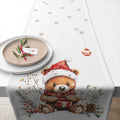 Weihnachts-Tischläufer Teddys Geschenk, 40 x 150 cm AMBIENTE 36620985
