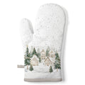 Weihnachts-Ofenhandschuh verschneite Häuser, 18 x 30 cm, Baumwolle AMBIENTE 36420995