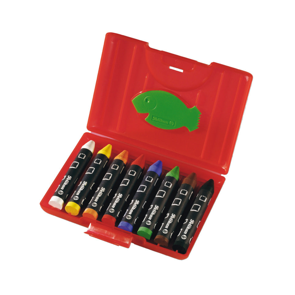 Wachsmalstift 665/8, wasserfest, rot PELIKAN 100401613 PELIKAN 100401613 723148