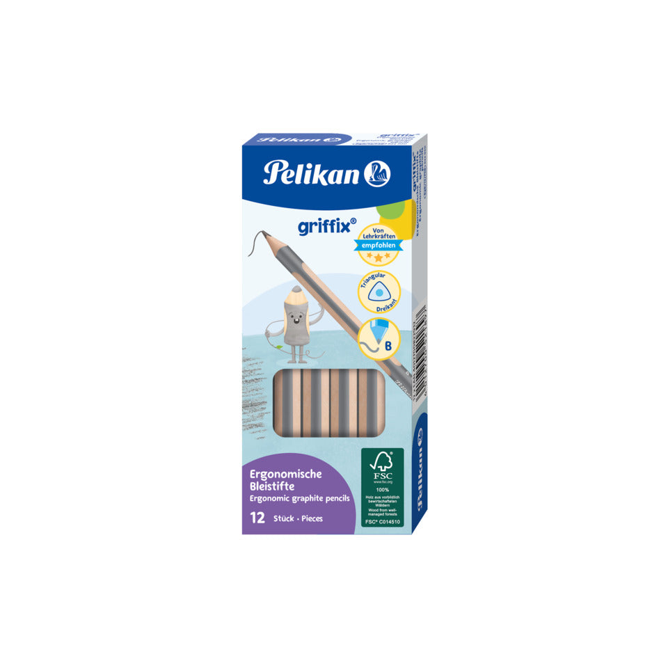Schulbleistift Griffix, B PELIKAN 300000452 PELIKAN 300000452 822930 B12