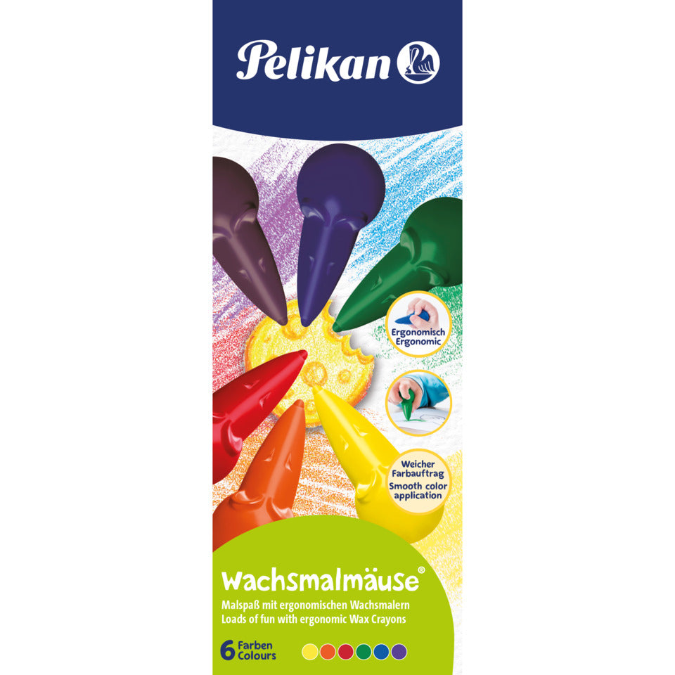 Wachsmalmaus 501/6, 6 Stück PELIKAN 400191643 PELIKAN 400191643 804073 Geschenkset