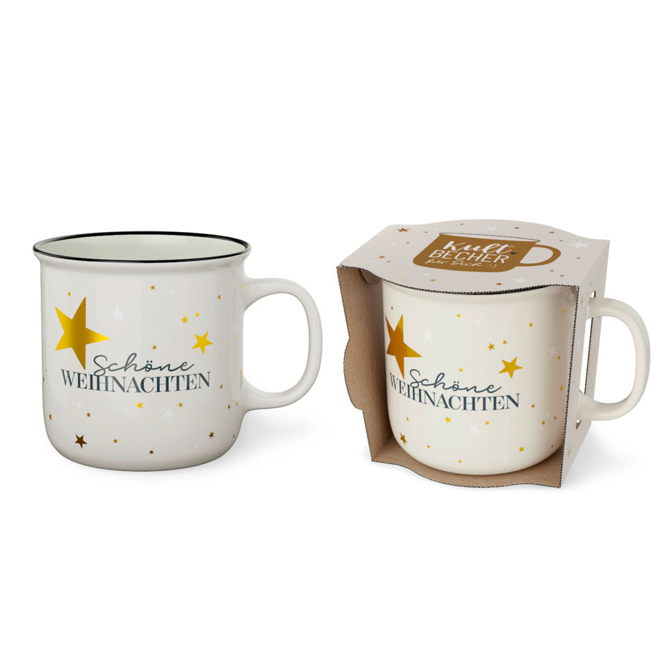Kaffeebecher Schöne Weihnachten - Stern, 250 ml FÜR DICH 904125 FÜR DICH 904125 250ml