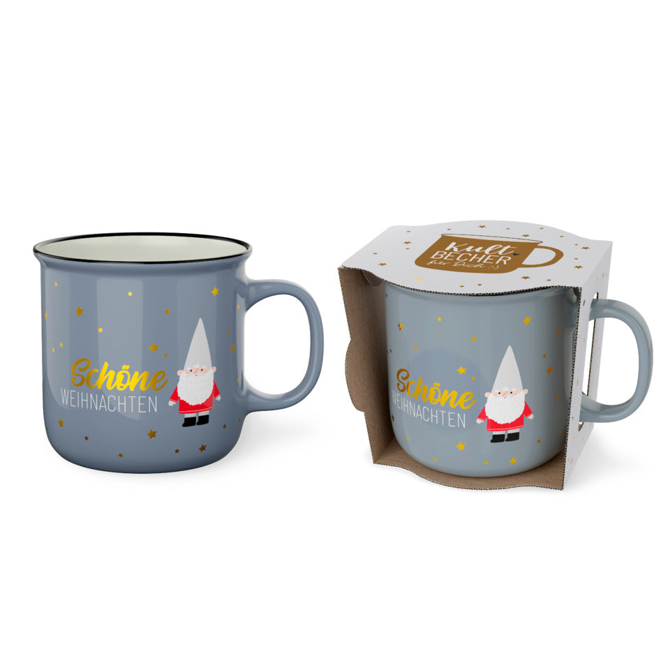 Kaffeebecher Happy Christmas Zwerg - Schöne Weihnachten, 250 ml FÜR DICH 904164 FÜR DICH 904164 250ml