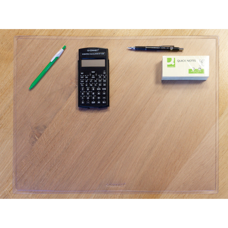 Schreibunterlage, 53x40cm, transparent Q-CONNECT KF26792 Q-CONNECT KF26792 PP