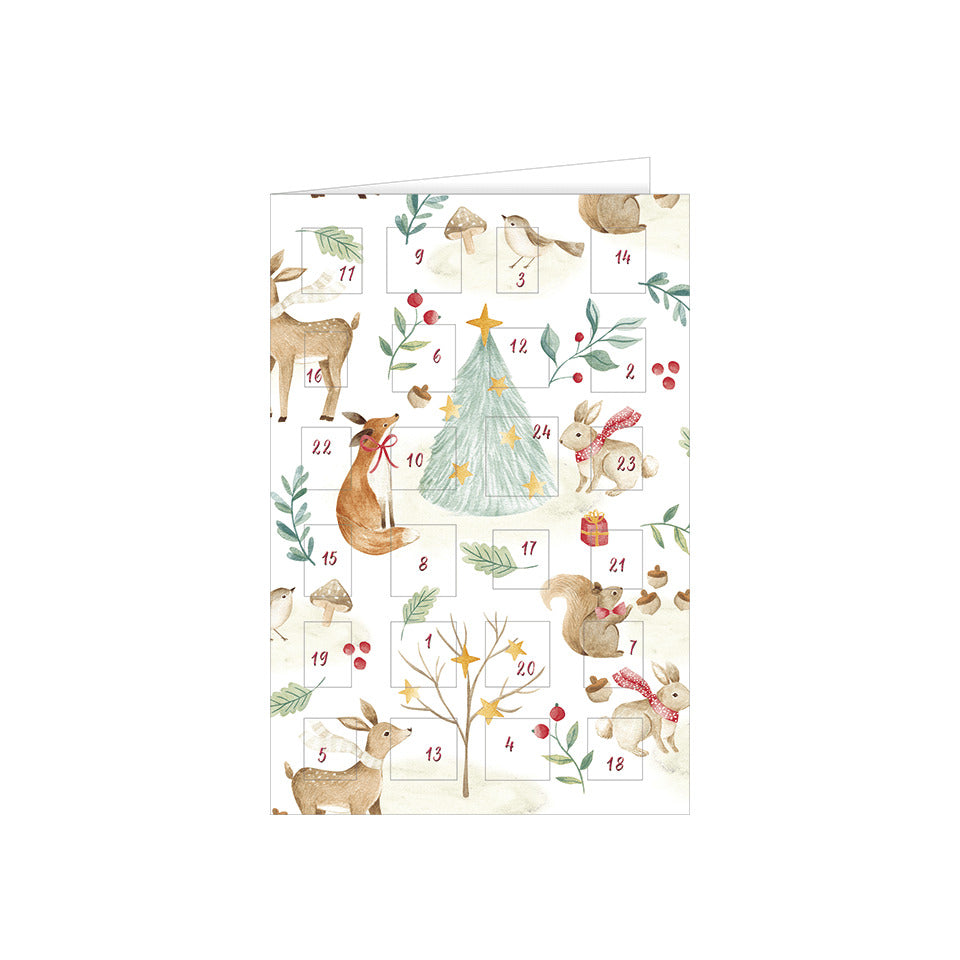 Adventskalenderkarte, 11,5 x 17 cm HANRA 21-10014 HANRA 21-10014 Bild