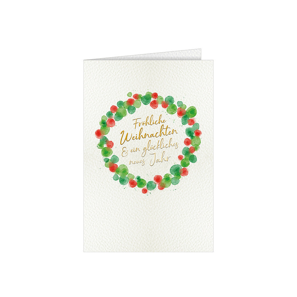 Weihnachtskarte Fröhliche Weihnachten, 11,5 x 17 cm HANRA 22-11523 HANRA 22-11523 Bild