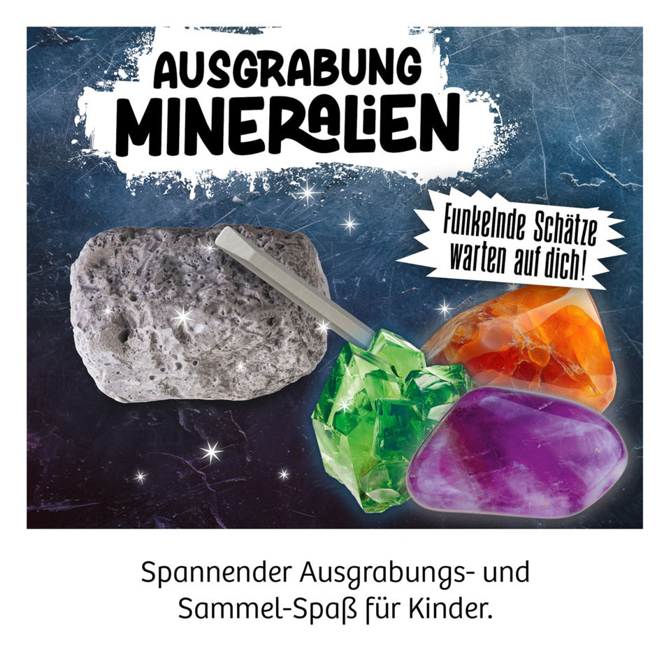 Ausgrabungsset Mineralien, sortiert KOSMOS 601362 KOSMOS 601362 i.Display