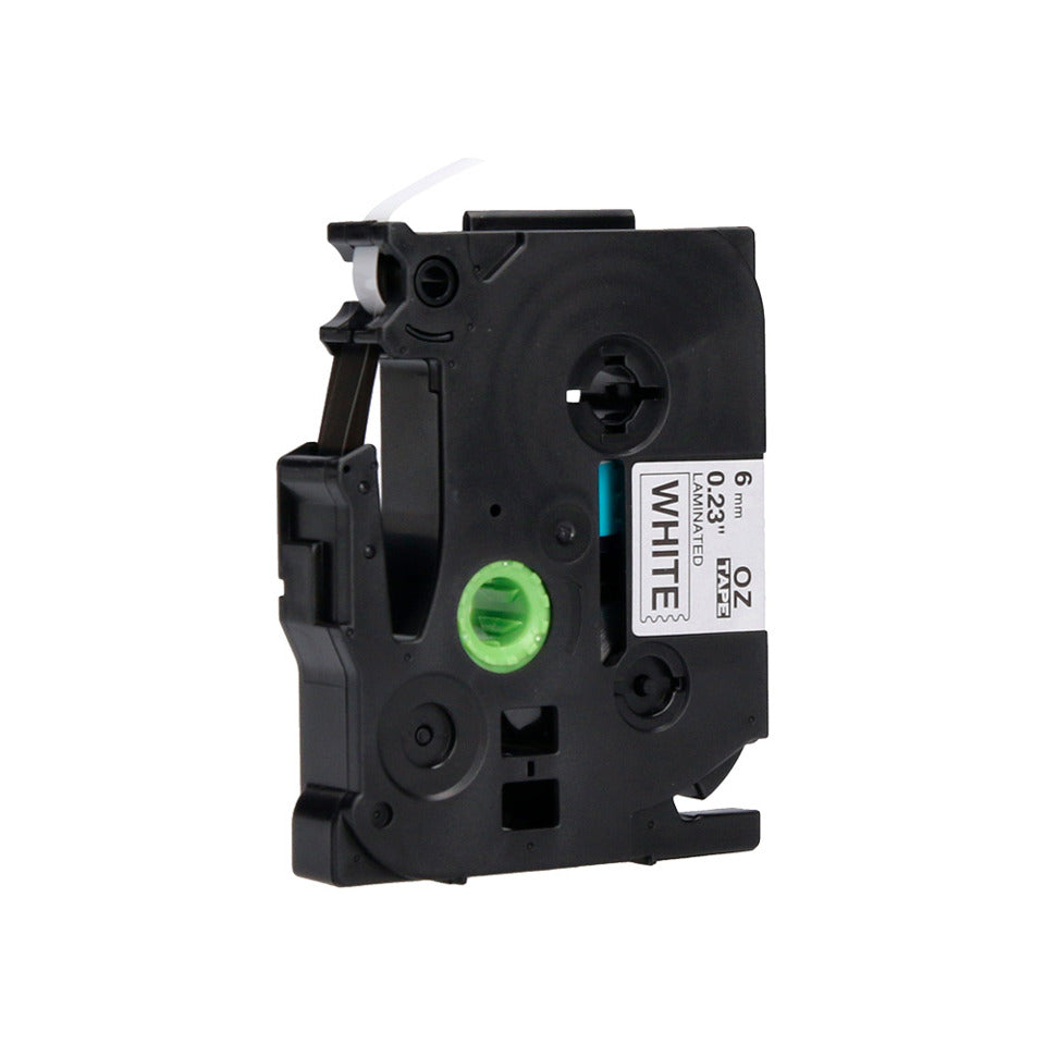 Schriftband, 6mmx8m, schwarz/weiß Q-CONNECT KF18795 Q-CONNECT KF18795 6mm 8m kompatibel