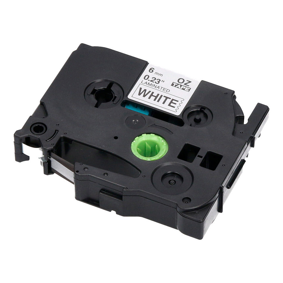 Schriftband, 6mmx8m, schwarz/weiß Q-CONNECT KF18795 Q-CONNECT KF18795 6mm 8m kompatibel