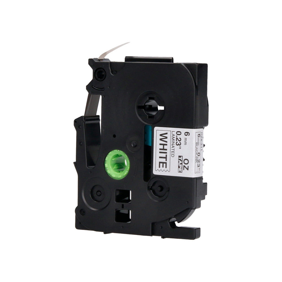 Schriftband, 6mmx8m, schwarz/weiß Q-CONNECT KF18795 Q-CONNECT KF18795 6mm 8m kompatibel