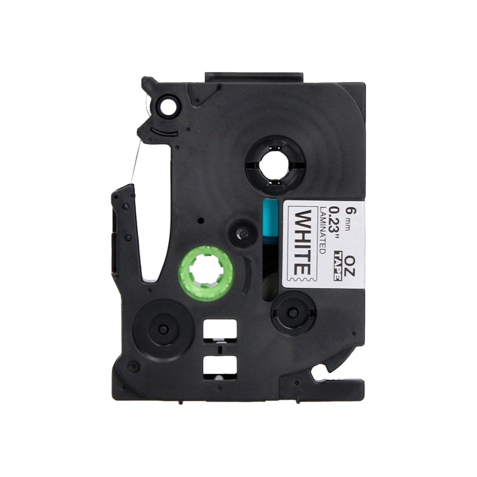 Schriftband, 6mmx8m, schwarz/weiß Q-CONNECT KF18795 Q-CONNECT KF18795 6mm 8m kompatibel