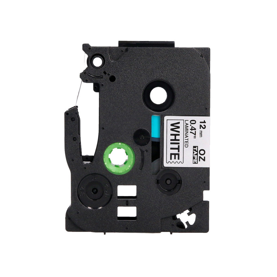 Schriftband, 12mmx8m, schwarz/weiß Q-CONNECT KF18797 Q-CONNECT KF18797 12mm 8m kompatibel