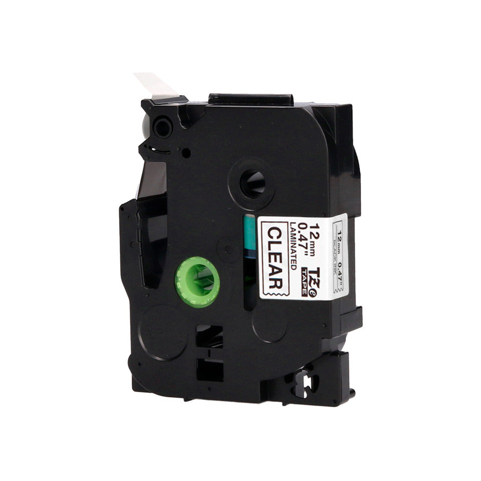 Schriftband, 12mmx8m, schwarz/transparent Q-CONNECT KF18864 Q-CONNECT KF18864 12mm 8m kompatibel