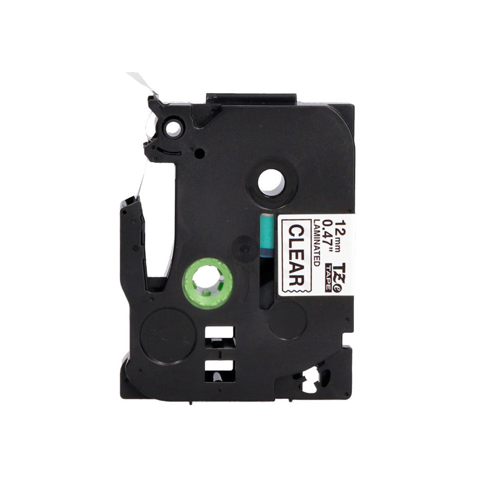 Schriftband, 12mmx8m, schwarz/transparent Q-CONNECT KF18864 Q-CONNECT KF18864 12mm 8m kompatibel