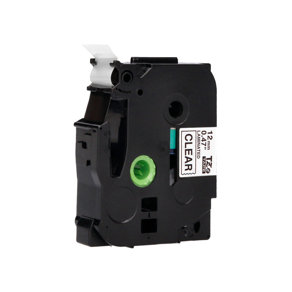Schriftband, 12mmx8m, schwarz/transparent Q-CONNECT KF18864 Q-CONNECT KF18864 12mm 8m kompatibel