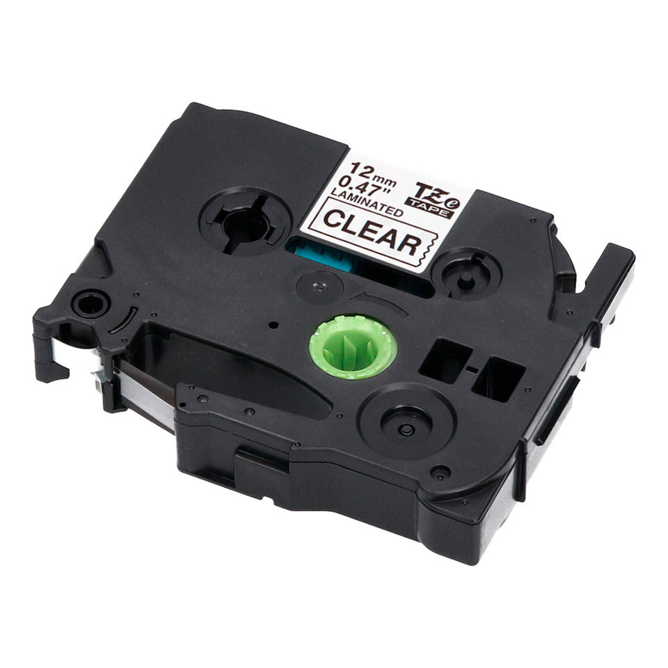 Schriftband, 12mmx8m, schwarz/transparent Q-CONNECT KF18864 Q-CONNECT KF18864 12mm 8m kompatibel