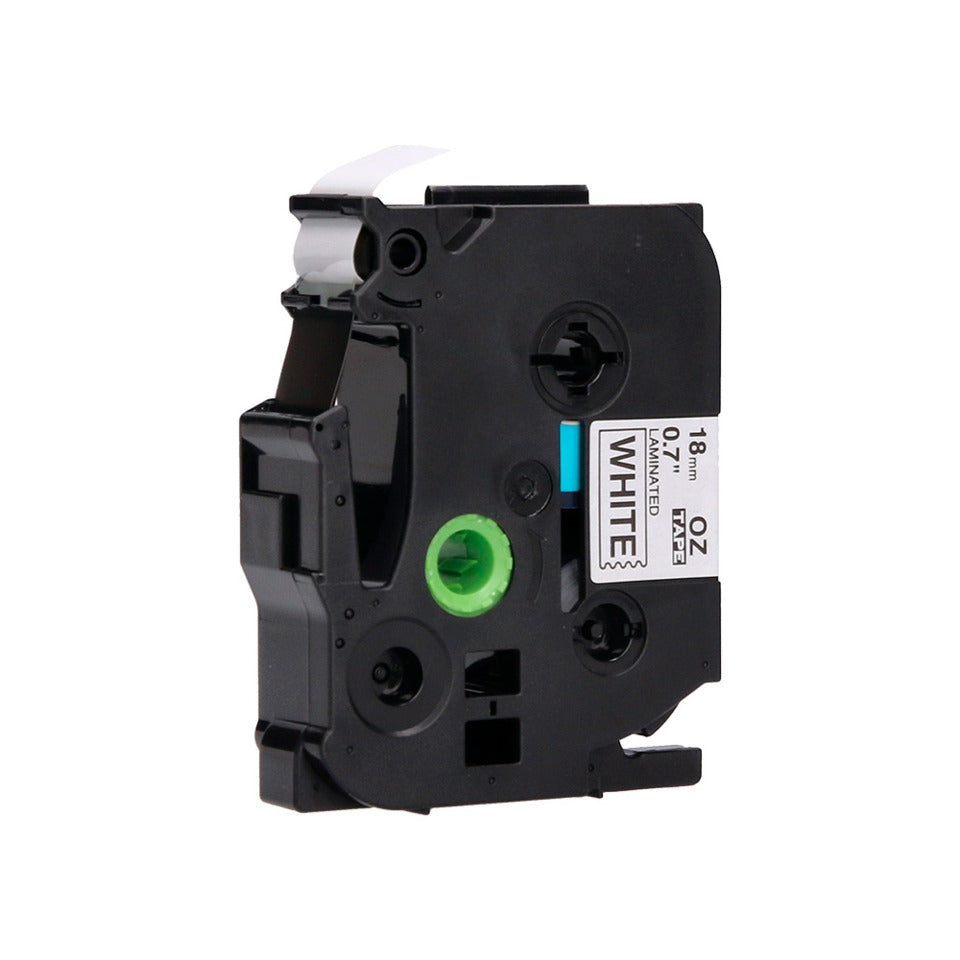 Schriftband, 18mmx8m, schwarz/weiß Q-CONNECT KF18798 Q-CONNECT KF18798 18mm 8m kompatibel