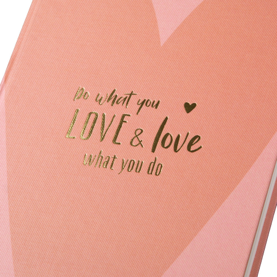 Notizbuch Feel Good - Do wgar you love, A4, 100 Blatt, sortiert GOLDBUCH 64 519 GOLDBUCH 64 519 blanko  A5