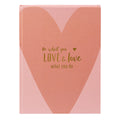 Notizbuch Feel Good - Do wgar you love, A4, 100 Blatt, sortiert GOLDBUCH 64 519 GOLDBUCH 64 519 blanko  A5