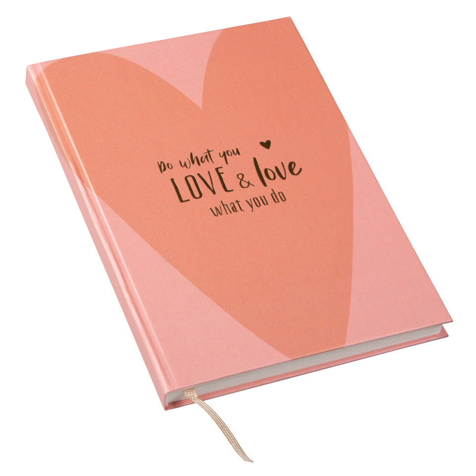 Notizbuch Feel Good - Do wgar you love, A4, 100 Blatt, sortiert GOLDBUCH 64 519 GOLDBUCH 64 519 blanko  A5