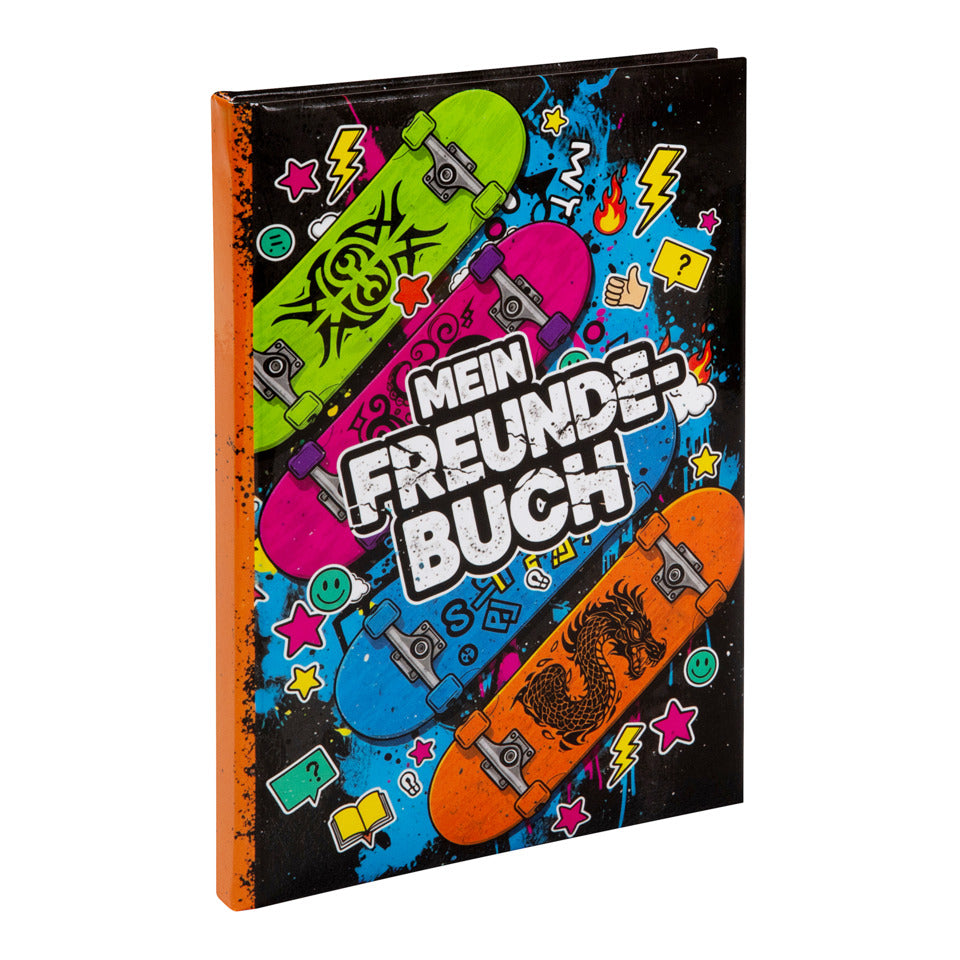 Freundebuch Skateboard, 15 x 21 cm, 88 Seiten GOLDBUCH 43 138 GOLDBUCH 43 138 15x21cm