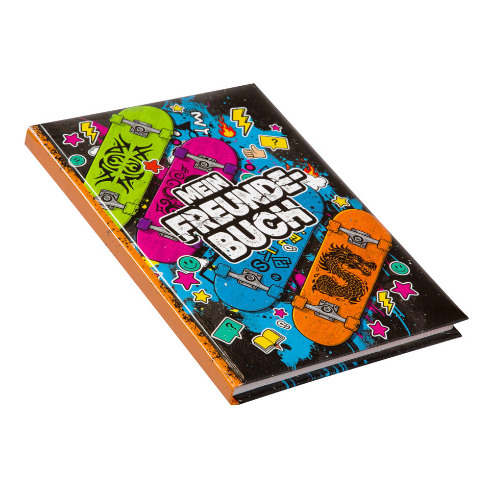 Freundebuch Skateboard, 15 x 21 cm, 88 Seiten GOLDBUCH 43 138 GOLDBUCH 43 138 15x21cm