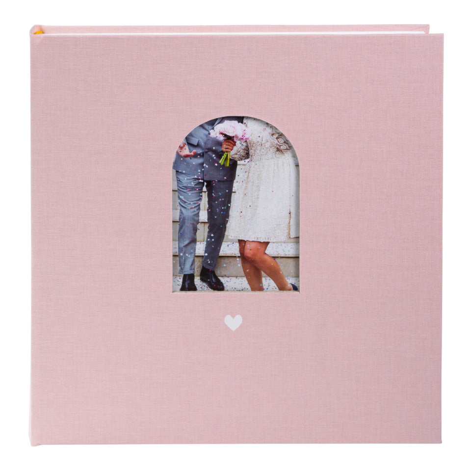 Foto-/Hochzeitsbuch Herzensmoment, 30 x 31 cm, 60 Seiten, rosa GOLDBUCH 08 046 GOLDBUCH 08 046 30x31cm