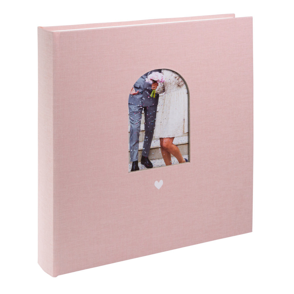 Foto-/Hochzeitsbuch Herzensmoment, 30 x 31 cm, 60 Seiten, rosa GOLDBUCH 08 046 GOLDBUCH 08 046 30x31cm