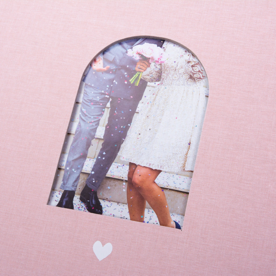 Foto-/Hochzeitsbuch Herzensmoment, 30 x 31 cm, 60 Seiten, rosa GOLDBUCH 08 046 GOLDBUCH 08 046 30x31cm