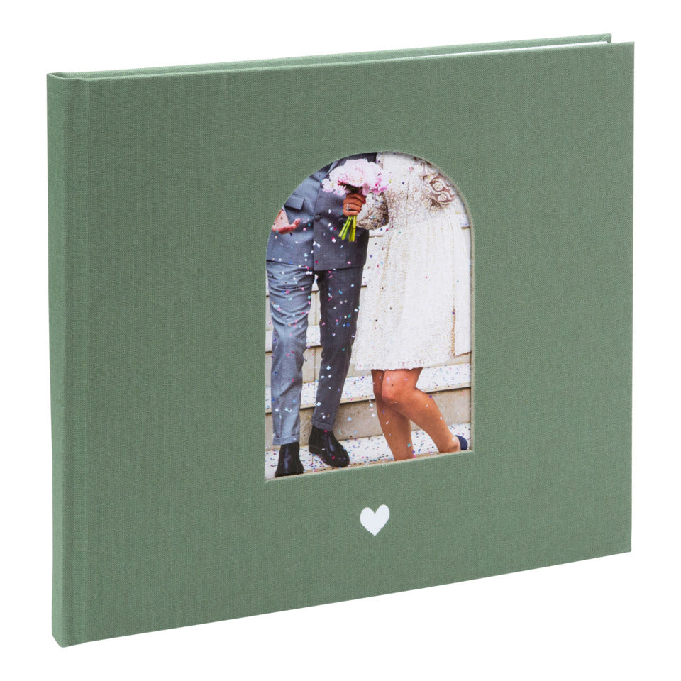 Hochzeits-Gästebuch Herzensmoment, 22,4 x 22,5 cm, 100 Seiten, artischocke GOLDBUCH 50 047 GOLDBUCH 50 047 24,5x22,5cm