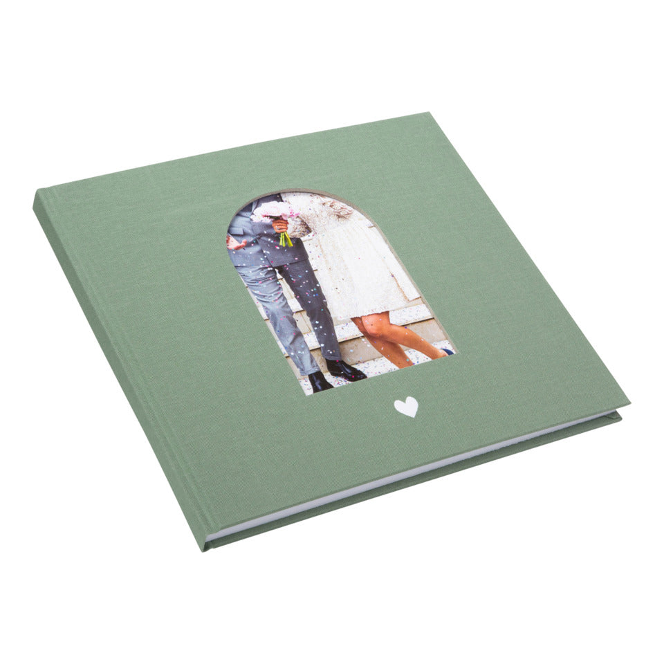 Hochzeits-Gästebuch Herzensmoment, 22,4 x 22,5 cm, 100 Seiten, artischocke GOLDBUCH 50 047 GOLDBUCH 50 047 24,5x22,5cm