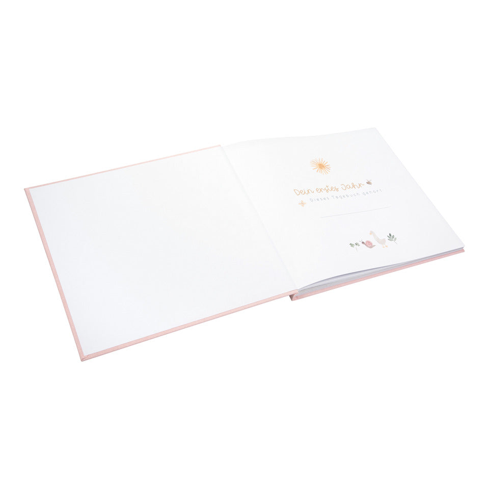 Babytagebuch Wolkenpoesie, 24,5 x 22,5 cm, 100 Seiten, rosa GOLDBUCH 50 012 GOLDBUCH 50 012 24,5x22,5cm