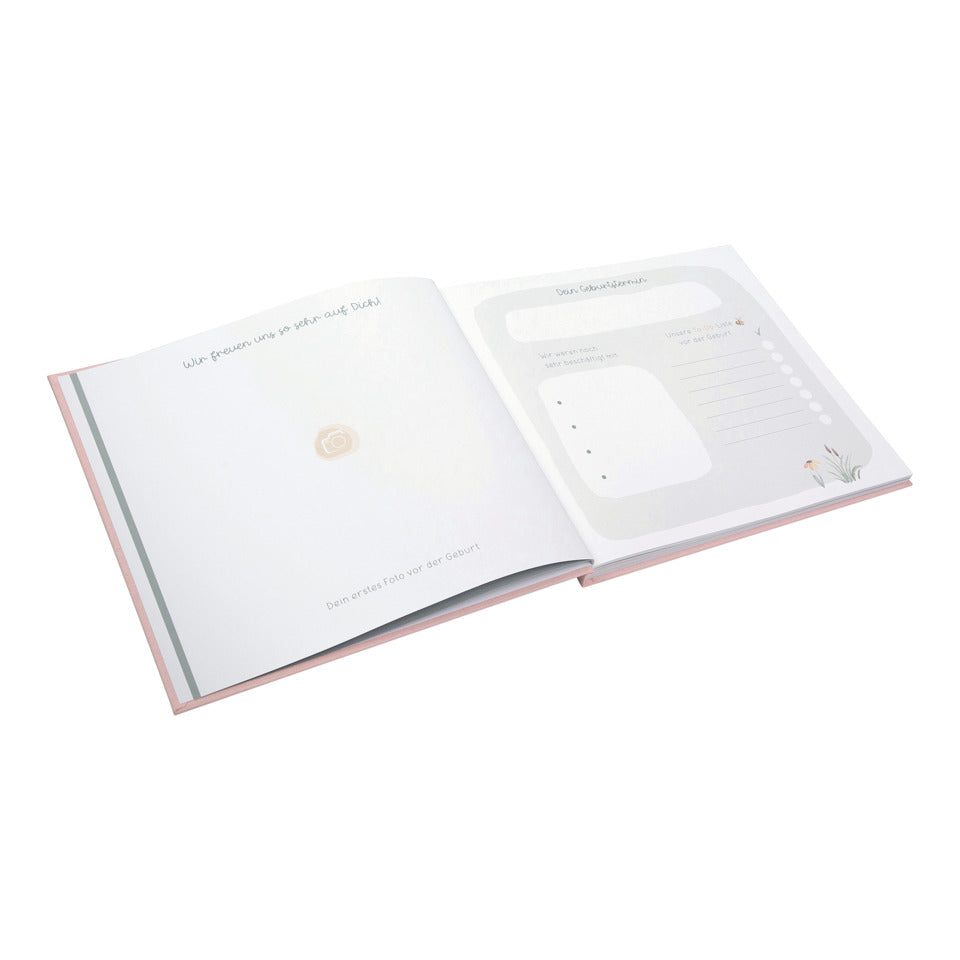 Babytagebuch Wolkenpoesie, 24,5 x 22,5 cm, 100 Seiten, rosa GOLDBUCH 50 012 GOLDBUCH 50 012 24,5x22,5cm