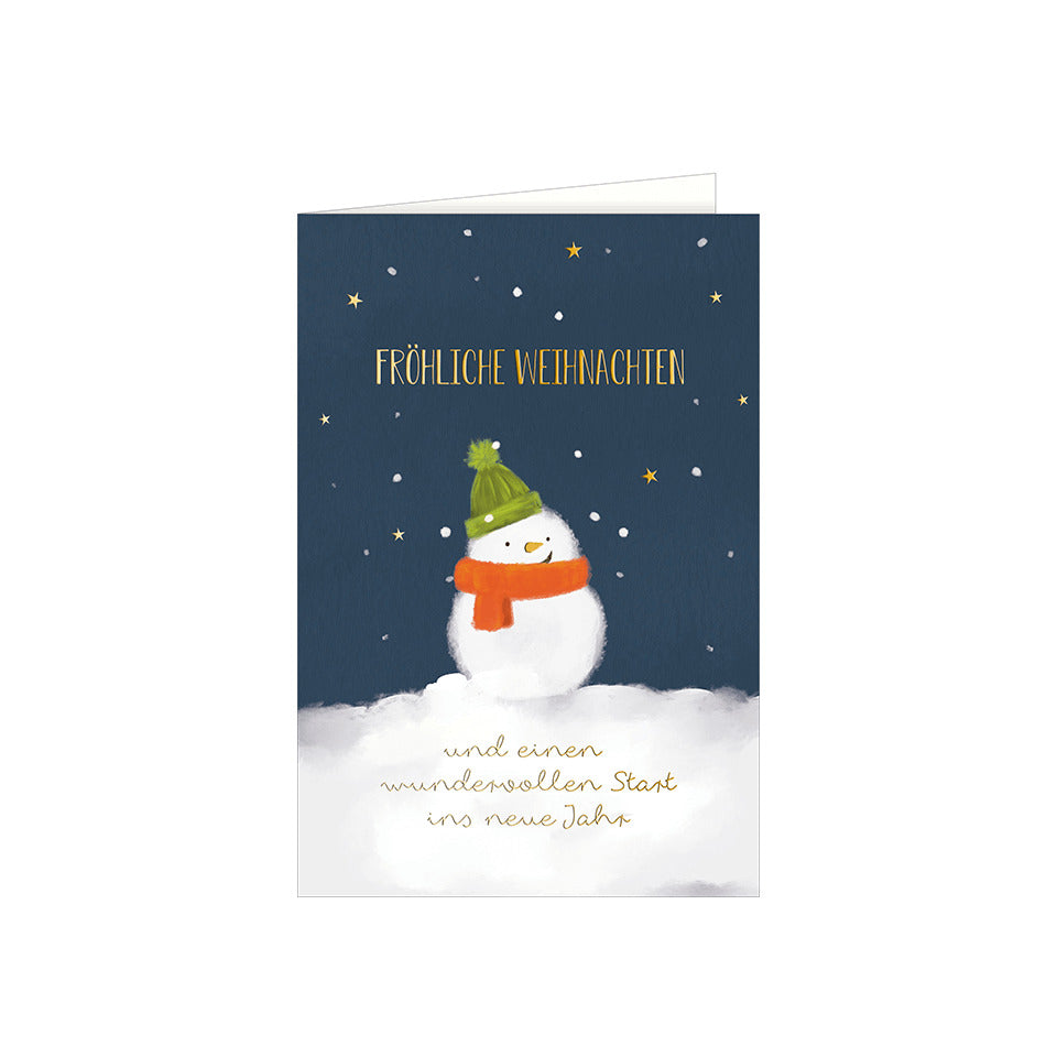 Weihnachtskarte Fröhliche Weihnachten, 11,5 x 17 cm HANRA 22-11586 HANRA 22-11586 Bild