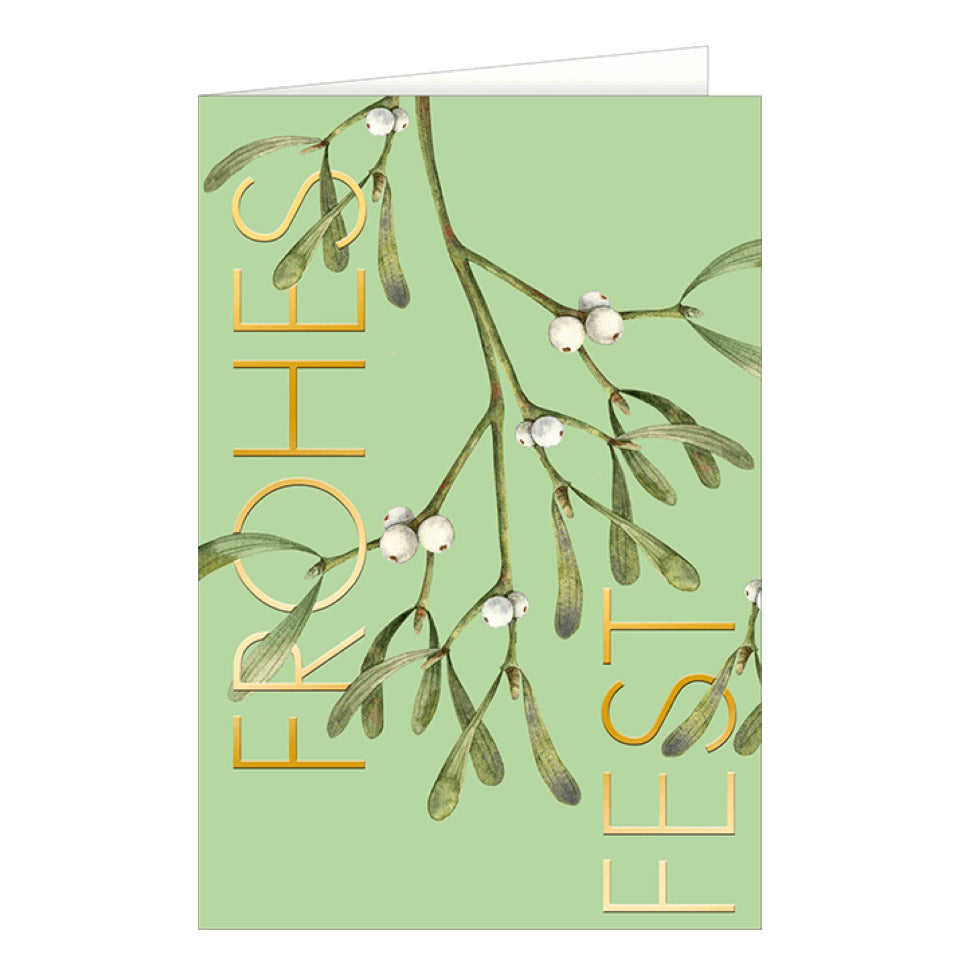 Weihnachtskarte Frohes Fest, 11,5 x 17 cm HANRA 22-11598 HANRA 22-11598 Bild
