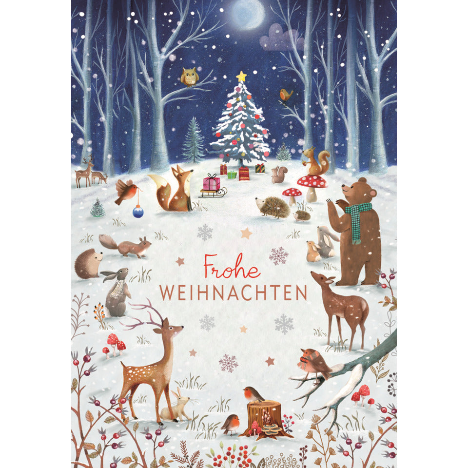 Weihnachtskarte Frohe Weihnachten, 7,5 x 10,8 cm  45-2238 45-2238 Bild unverpackt