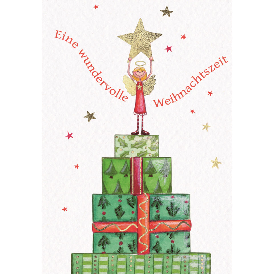 Weihnachtskarte Eine wundervolle Weihnachtszeit, 7,5 x 10,8 cm  45-2265 45-2265 Bild unverpackt