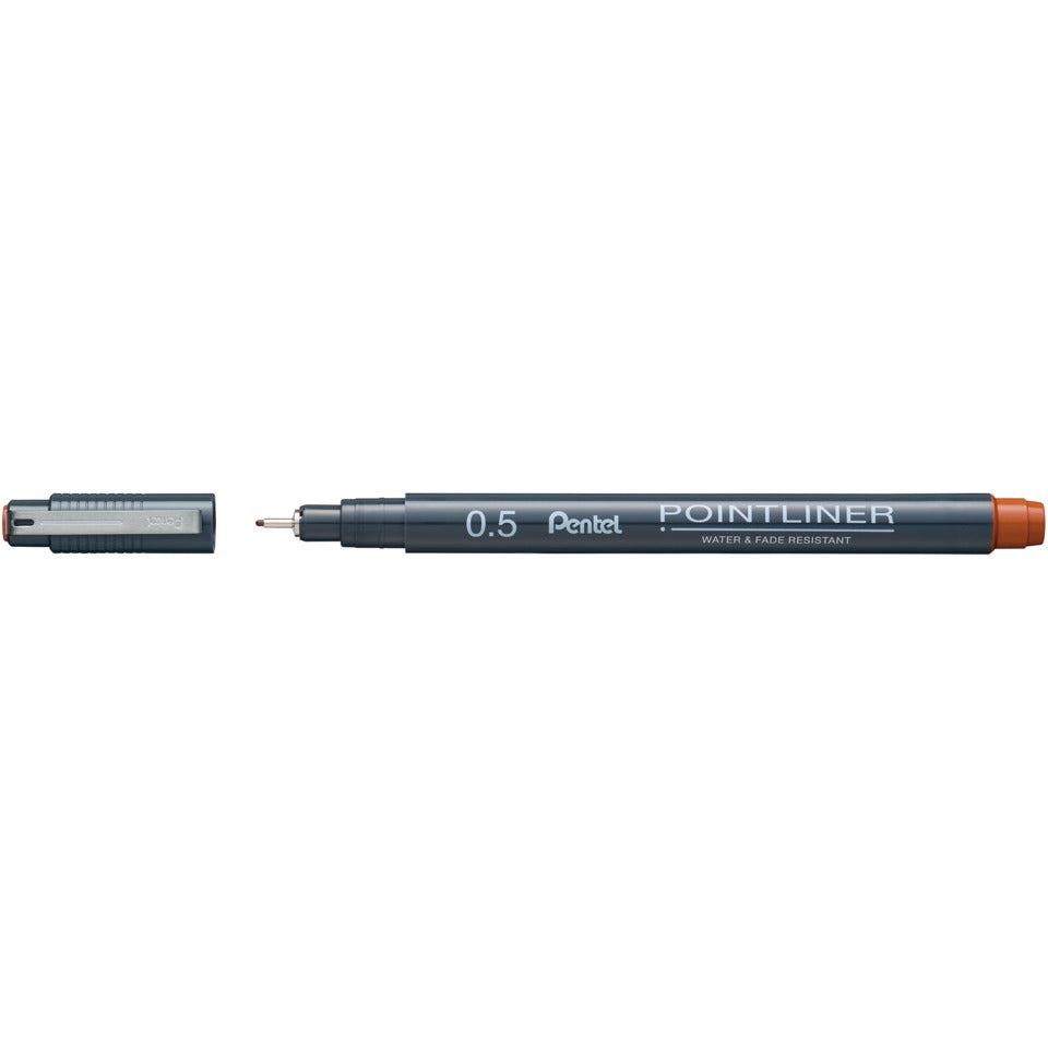 Fineliner 0,5 mm permanent sanguine PENTEL S20P-5SG