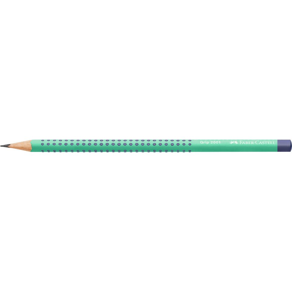 Schulbleistift B Grip 2001 buzzing blue FABER CASTELL 117004