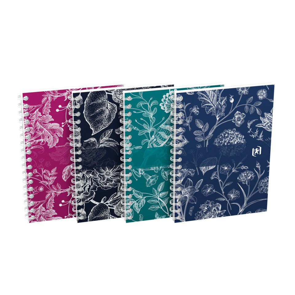 Notizbuch Romance, A6, 50 Blatt, Softcover, kariert, sortiert OXFORD 400187853 OXFORD 400187853 Romance Softcover