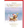 Doppel TextKarte Doppeltext Weihnachten Karton Bild  22778 22778 Bild