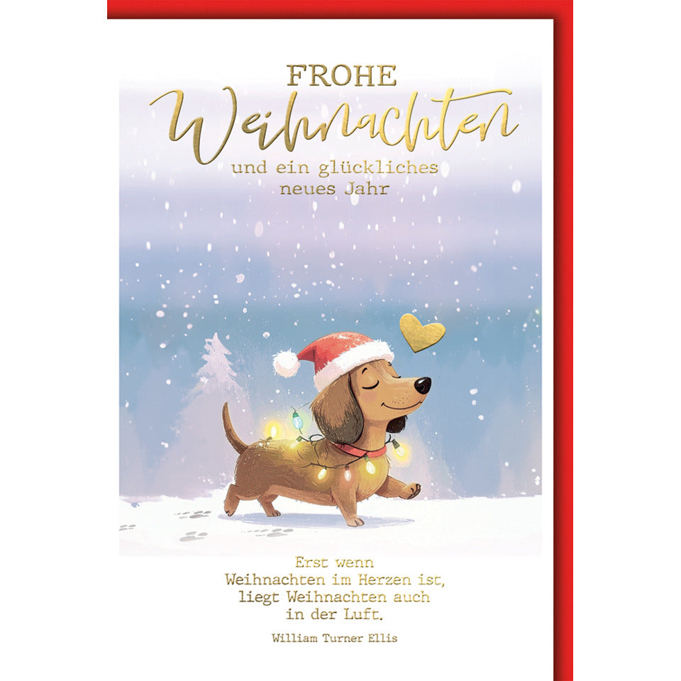Doppel TextKarte Doppeltext Weihnachten Karton Bild  22778 22778 Bild