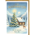 Doppel TextKarte Doppeltext Weihnachten Karton Bild  22745 22745 Bild