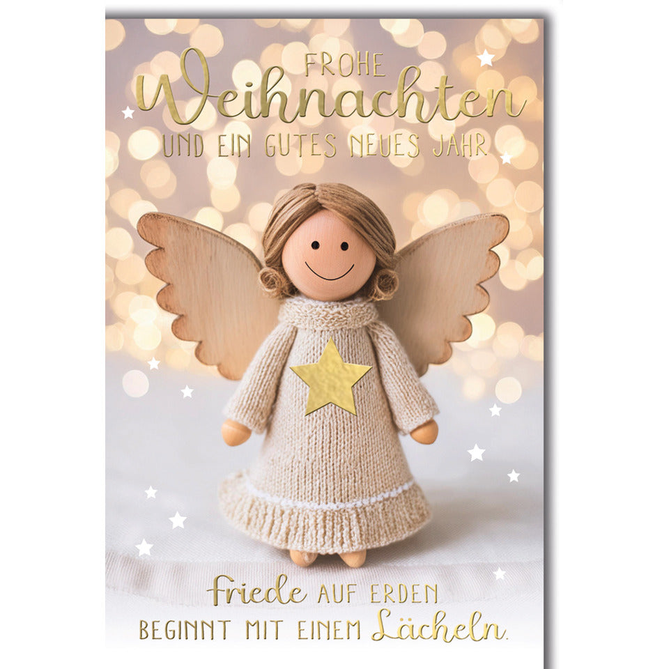 Doppel TextKarte Doppeltext Weihnachten Karton Bild  22772 22772 Bild
