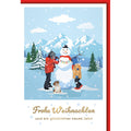 Doppel TextKarte Doppeltext Weihnachten Karton Bild  22752 22752 Bild